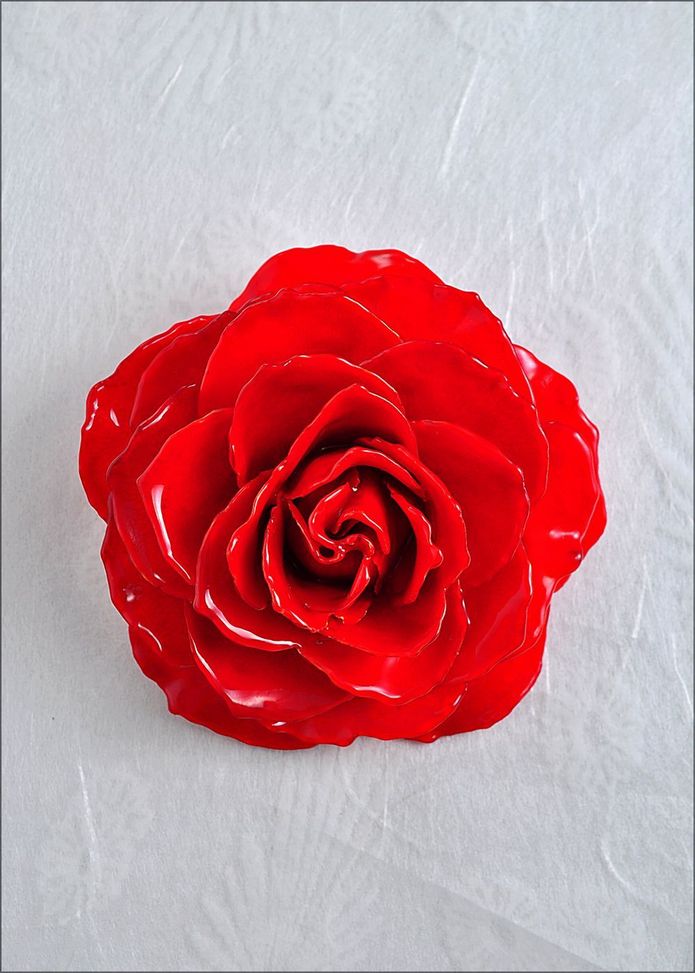 Rose Pin  Real Rose Brooch