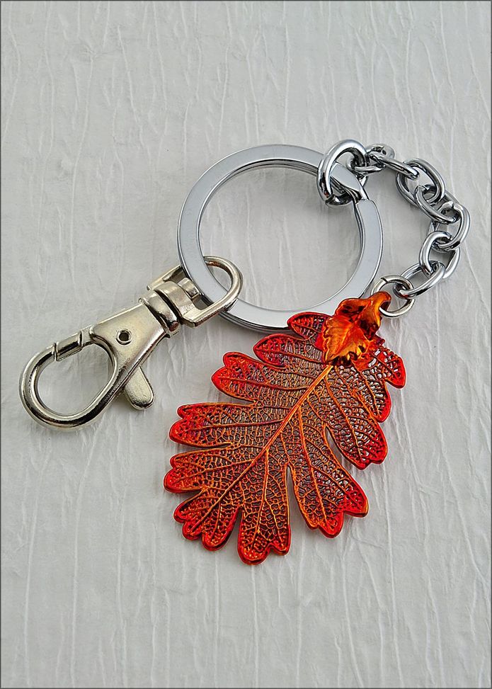 Oak Leaves Key Ring Purse Hook - Accessories - Nature Gifts